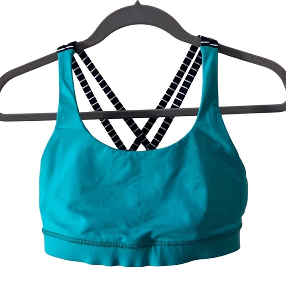 Lululemon Energy bra “Blue tropics” size 4 - Picture 1 of 11